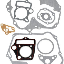 HIAORS Engine Head Cylinder Intake Gasket Set for 125cc 54mm Horizontal Engine Chinese Pit Dirt Bike Atv Parts