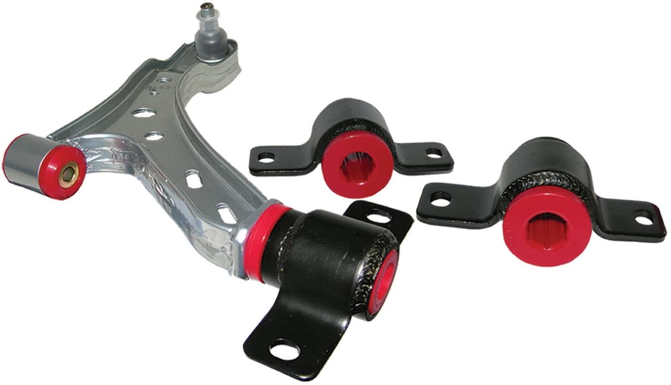 Prothane 6-220 Red Front Control Arm Bushing and Bracket Kit