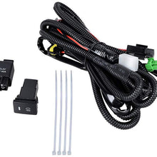 H11 Fog Light Wiring Harness Sockets Wire LED indicators Switch Compatible with Toyota/Ford/Honda/Nissan/Acura/Subaru/Honda