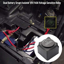 12V 140A Dual Battery Isolator Auxiliary Isolation Kit Voltage Sensitive Relay and Wiring Cable Kit for Auto, Boat, RV