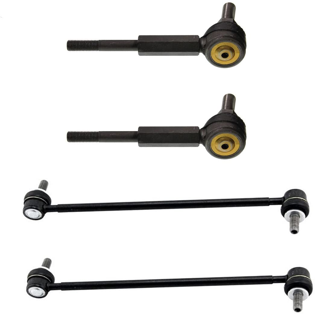 Detroit Axle - Complete 4pc Front and Rear Sway Bar Stabilizer Links Kit for 2006 2007 2008 2009 2010 2011 2012 2013 2014 2015 2016 2017 Toyota Rav4