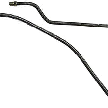 Compatible With 1976-1982 Jeep CJ-5 1976-1981 CJ-7 3/16" Rear Axle Brake Lines 2pc, Stainless Steel (X-10-9)