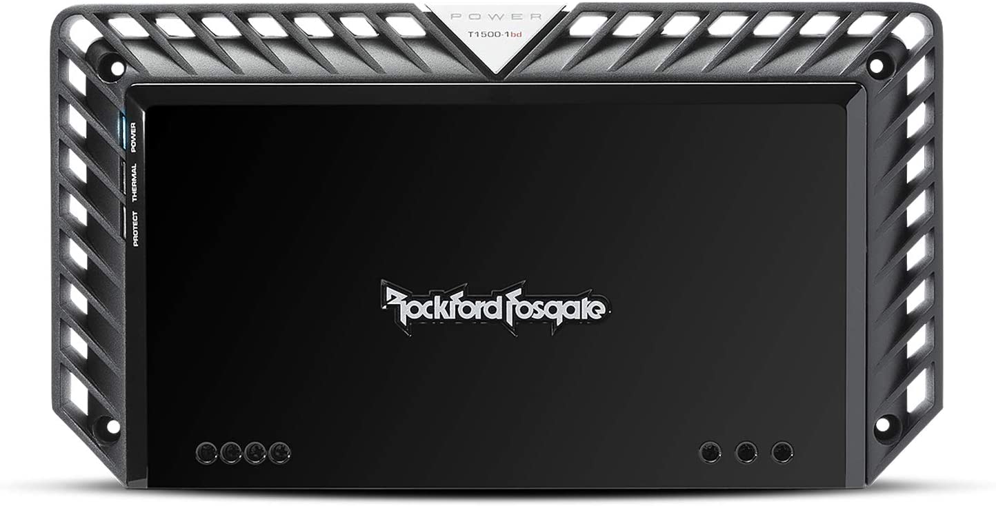 Rockford Fosgate T1500-1bdCP Power 1,500 Watt Class-bd Constant Power Amplifier (T1500-1BDCP)