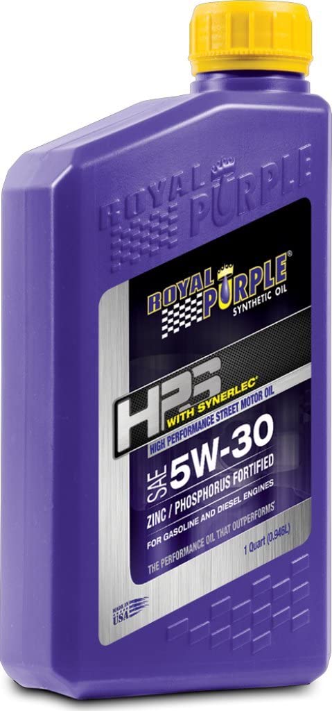 Royal Purple 36530-6PK HPS 5W-30 Synthetic Motor Oil with Synerlec Additive Technology - 1 qt. (Case of 6)