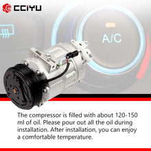 cciyu AC Compressor with Clutch for Nissan Sentra 2.0L 2007-2012 CO 10871C Auto Repair Compressors Assembly