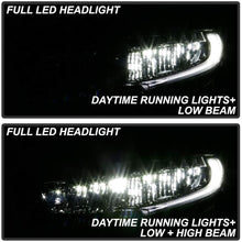 ACANII - Chrome LED Sequential Signal DRL Headlamps For 201-2020 Toyota Civic W/O LED Headlights Assembly Set Left+Right