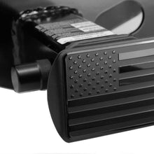 bparts American Black Flag Trailer Metal Hitch Cover Fits 2" Receivers (Black)