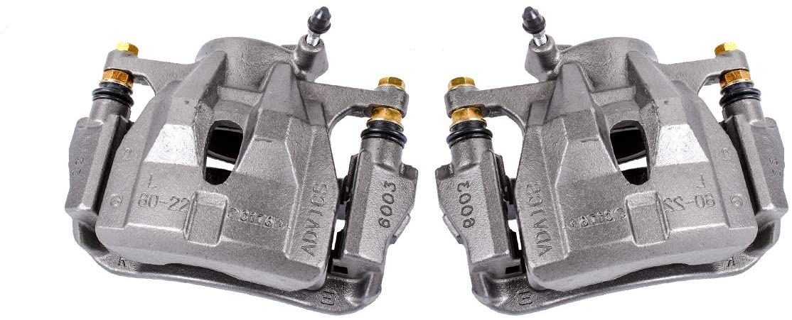 Callahan CCK04060 [2] FRONT Premium Semi-Loaded Original Caliper Pair + Hardware Brake Kit