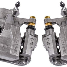 Callahan CCK04060 [2] FRONT Premium Semi-Loaded Original Caliper Pair + Hardware Brake Kit