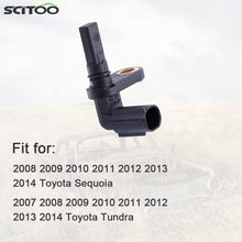 SCITOO 2 pcs Front Left Right ABS Wheel Speed Sensors Fit for 2008 2009 2010 2011 2012 2013 2014 Toyota Sequoia,2007 2008 2009 2010 2011 2012 2013 2014 Toyota Tundra ALS1790 ALS1791