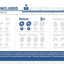 CRK14395 FRONT Premium Grade OE 292.76 mm [2] Rotors Pair Set + Low Dust Ceramic Brake Pads