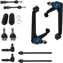 Detroit Axle - 2WD 12pc Front Upper Control Arms w/Ball Joint Assembly, Lower Ball Joints, Sway Bar Links, Inner Outer Tie Rods w/Rack Boot Kit for 2002-2005 Dodge Ram 1500 2WD