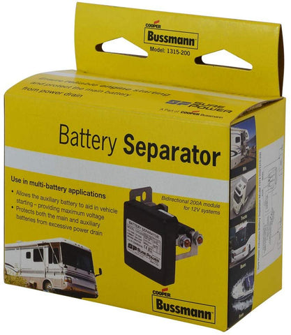 Bussmann (RB-BS-1315) 100 Amp Bi-Directional Battery Separator