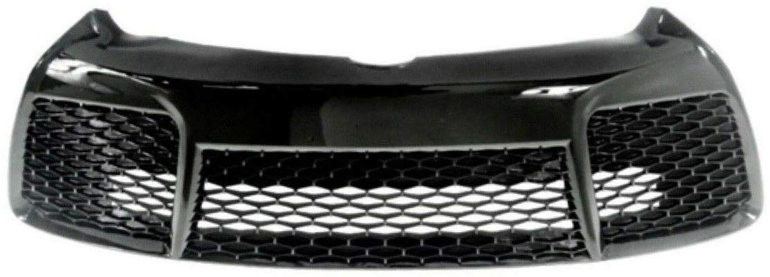 Bumper Grille Replacement fits Toyota Camry | 2015 2016 2017 | Glossy Black 5311206280 | by JX Accessories