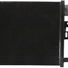 SCITOO Air Conditioning A/C Condenser Replacement for 2007 2008 Saturn Aura Sedan 3.5L Automotive Cooling A/C Condenser