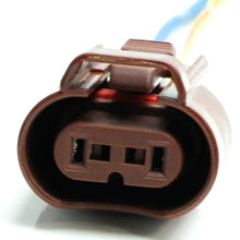 iJDMTOY (2) OEM 9006 HB4 Female Adapters Wiring Harness Sockets w/ 4-Inch Wire Pigtails For Headlights or Fog Lights Use