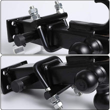 CZC AUTO Hitch Clamp Anti-Rattle Stabilizer Heavy Duty Cross Clamp 2 1/2 Inch for Hitches On Trailers of Trucks SUV Vans RV, Hitch Tightener Clamp for Hitch Tray Cargo Carrier Bike Rack Ball Mount