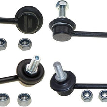 DLZ 4 Pcs Suspension Kit-2 Front 2 Rear Sway Bar Stabilizer Bar Compatible with Honda Element 2003 2004 2005 2006 2007 2008 2009 2010 20111 K80465 K80466 K90454 K90455