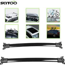 SCITOO fit for Chevy Equinox for GMC Terrain 2010-2017 Aluminum Alloy Roof Top Cross Bar Set Rock Rack Rail