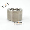 Ispeedytech Pre-Curved Notched O2 Oxygen Sensor Weld Bung Nut M18x1.5 18MM Thread Size SS304