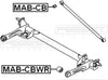 FEBEST MAB-CB Arm Bushing for Rear Track Control Rod