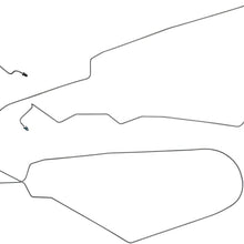 (B2) Compatible With 2004-2006 Pontiac GTO Preformed Brake Line Kit ABS MID Chassis Set 4pc Tubes OE