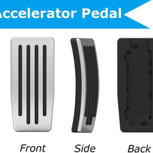 EVFIT Model 3 Performance Pedal Pads, Non-Slip Accelerator Brake Pedal Cover for Tesla Model 3(A Set of 2)