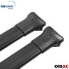 OMAC Roof Rack Cross Bars Luggage Carrier Black 2 Pcs Fits Volvo XC90 2003-2015 | Aluminum Black Cargo Carrier Rooftop Luggage Crossbars