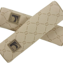 Auto Car Seat Belt Cover Plush Seat Shoulder Pad Cushion Strap Covers 2 Pcs One Pair (Beige)