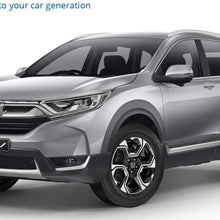 CLIM ART Rain Guards Suitable for Honda CR-V (CRV) 17-19, Original Tape-on Window Deflectors, Vent Window Visors, Dark Smoke, 4 pcs. - 417021