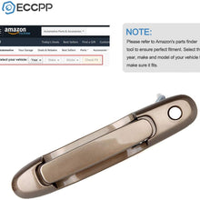 ECCPP Door Handle Exterior Outer Outside Front Driver Side Replacement for 1998 1999 2000 2001 2002 2003 Toyota Sienna(Beige)