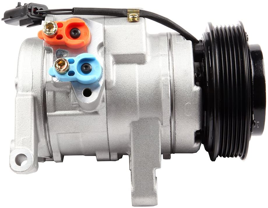 ECCPP A/C Compressor with Clutch CO 10801C fit for 2004-2007 Chrysler Aspen Dodge Durango Jeep Commander Grand Cherokee