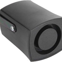 Aramox Car Alarm Horn, 110-120dB 12V Universal Car Reversing Backup Sound 6 Tone Buzzer Horn Alarm Siren Speaker Black