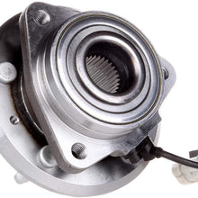 TUPARTS 513276 Wheel Bearing and Hubs Front Compatible with 2007-2009 Pontiac Torrent 2007-2009 Chevrolet Equinox 2012 Captiva Sport 2008-2010 Saturn Vue 2007-2009 Suzuki XL-7 5 Lugs W/ABS Sensor