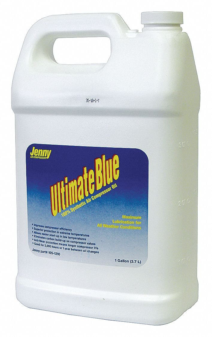 Jenny Ultimate Blue Compressor Oil, Synthetic Oil, 1 gal.