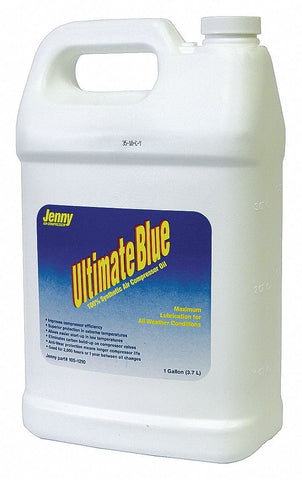 Jenny Ultimate Blue Compressor Oil, Synthetic Oil, 1 gal.