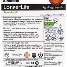 Philips 1156NA LongerLife Miniature Bulb, 2 Pack