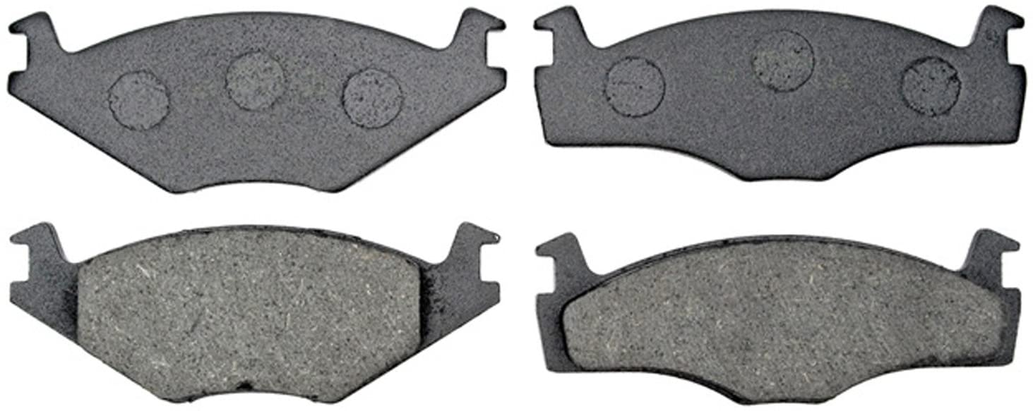 ACDelco 17D280C Professional Organic Front Disc Brake Pad Set