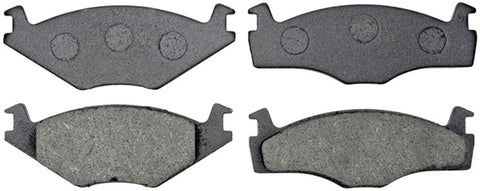 ACDelco 17D280C Professional Organic Front Disc Brake Pad Set