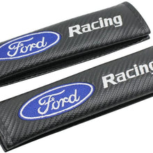 Carbon Fiber Racing Sports Style Car Seat belt Cover Shoulder Pads For Ford 1-Pair by GOOACC
