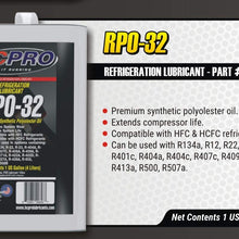 HCPRO RPO-32 Polyolester Refrigeration Lube Oil - 1 Gallon / 4 liters / 128 Oz