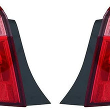 CarLights360: For 2017 2018 2019 TOYOTA COROLLA Tail Light Pair Driver and Passenger Side W/Bulbs (DOT Certified) Replaces TO2804130 TO2805130