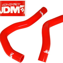 For Acura RSX DC5 K20A JDM 3 Ply Nylon Silicone Radiator Coolant Hose Pipe Kit Red