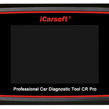 iCarsoft CR Pro Professional Multi-System Multi-Brand Car Diagnostic Tool Scanner incl. Battery Tester, Read and Clear Engine, Transmission, Airbag, ABS Trouble Codes