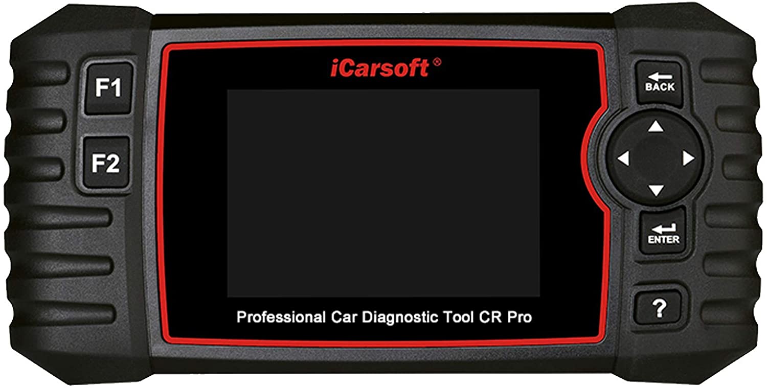 iCarsoft CR Pro Professional Multi-System Multi-Brand Car Diagnostic Tool Scanner incl. Battery Tester, Read and Clear Engine, Transmission, Airbag, ABS Trouble Codes