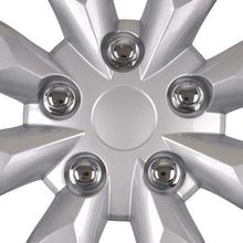 BDK Wheel Guards – (4 Pack) Hubcaps for Car Accessories Wheel Covers Snap Clip-On Auto Tire Rim Replacement for 16 inch Wheels 16” Hub Caps (Medium Spokes)