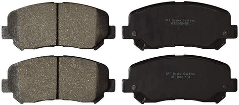 KFE Ultra Quiet Advanced KFE1640-104 Premium Ceramic Front Brake Pad Set