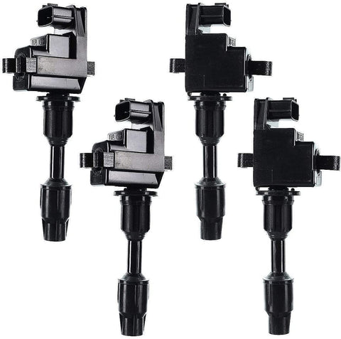 A-Premium Ignition Coils Pack Replacement for Infiniti Q45 1997-2001 4.1L 224483H000 3 Pins 4-PC Set