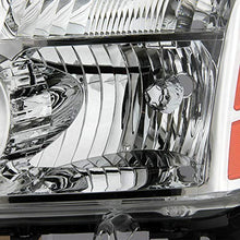 For 04-15 Titan | 05-07 Armada Clear Lens Headlights Lamps Pair Left + Right Replacement