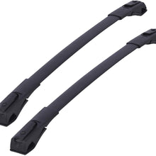 Car Roof Rack Cross Bars for Toyota RAV4 2013-2018, Aluminum Cross Bar Replacement for Rooftop Cargo Carrier Bag Luggage Kayak Canoe Bike Snowboard Skiboard